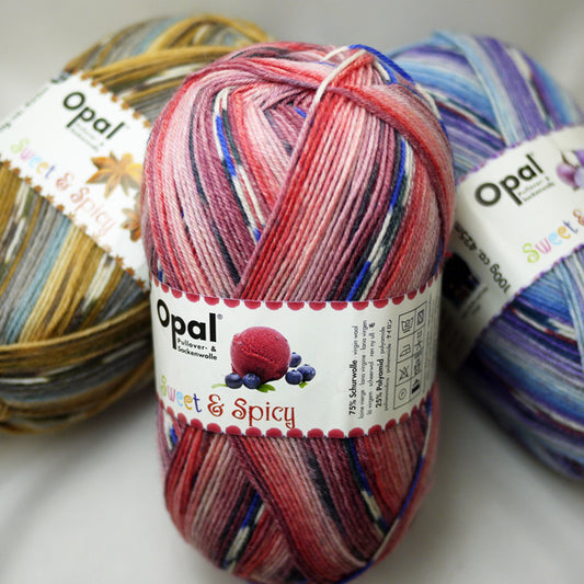 Opal オパール Sweet & Spicy 【KN】 毛糸 100g大玉 ソックスヤーン 復刻