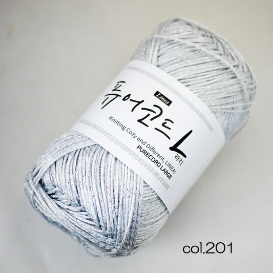 LINEA PURE CORD LARGE ピュアコード ラージ 【KN】手芸 毛糸 編み物 メタル 韓国
