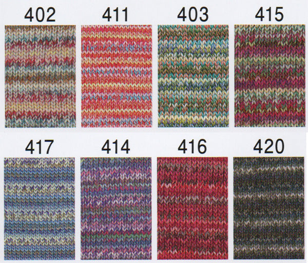 レッチェ パピー 【KY】毛糸 編み物 ウールモヘヤ 合太 段染