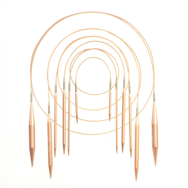 DMC 付け替え式針 U2142/15 【KY】 Rose Gold Interchangeable Circular Needle 編み物 15cm
