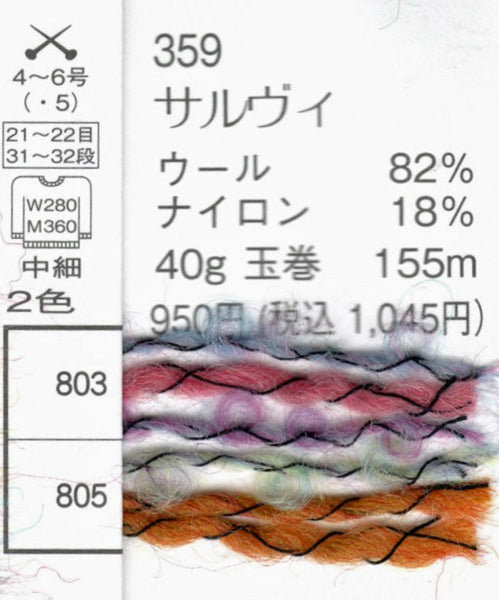 サルヴィ パピー 【KY】 毛糸 編み物 段染