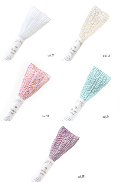 新色 刺し子糸（ラメ）40m Sashiko Lame オリムパス 【KY】 刺し子 刺しゅう さしこ