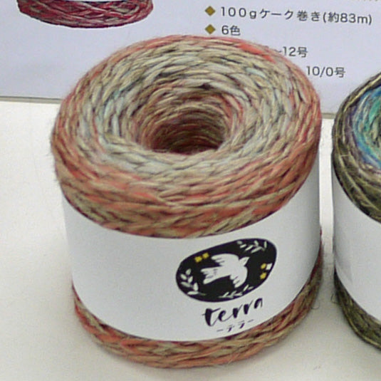 新製品 テラ スキー毛糸 【KY】ジュートと綿の手芸用極太糸
