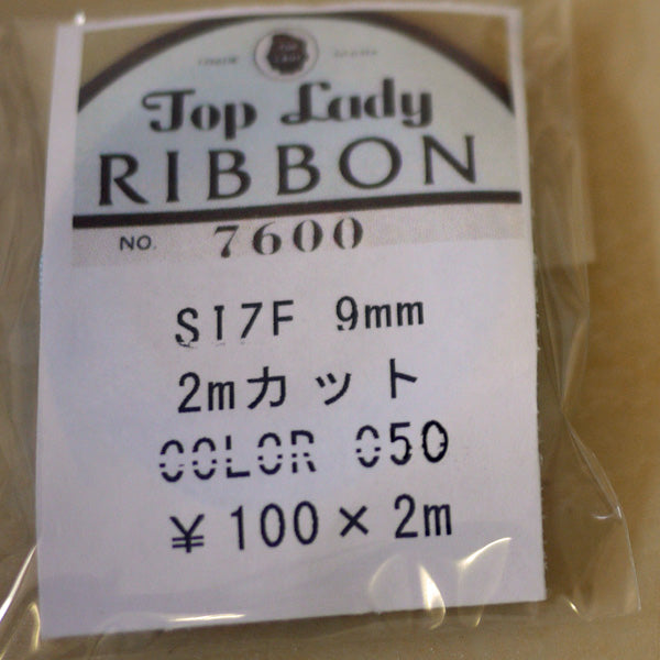 在庫限り Top Lady RIBBON 7600 col.50 9mm 2m 清原 【KN】 リボン