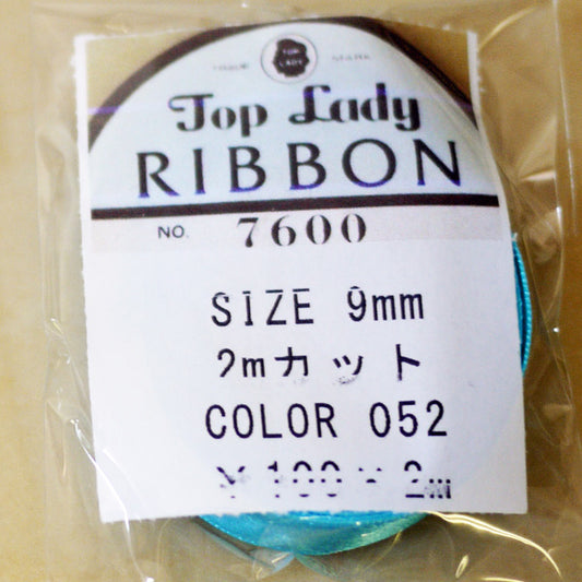 在庫限り Top Lady RIBBON 7600 col.52 9mm 2m 清原 【KN】 リボン