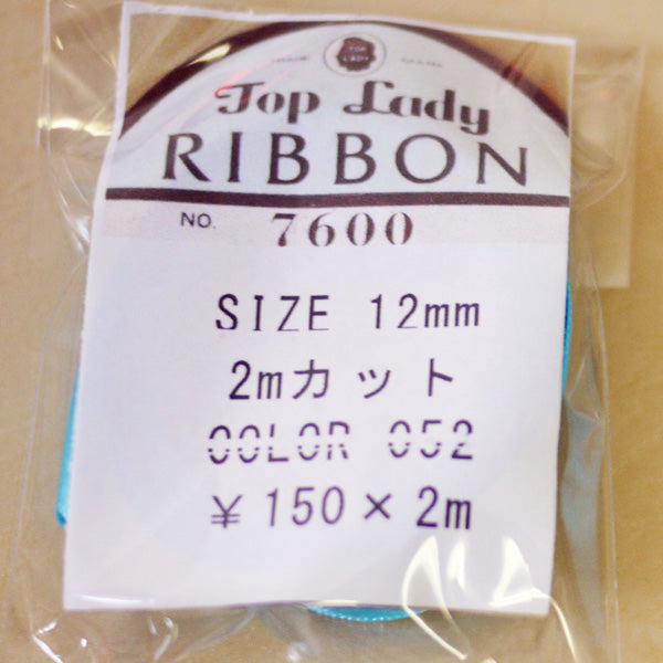在庫限り Top Lady RIBBON 7600 col.52 12mm 2m 清原 【KN】 リボン