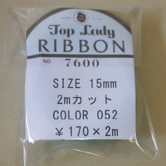 在庫限り Top Lady RIBBON 7600 col.52 15mm 2m 清原 【KN】 リボン