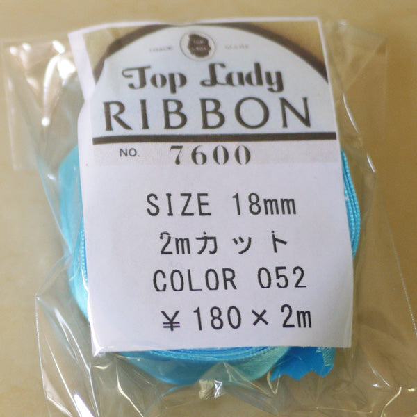 在庫限り Top Lady RIBBON 7600 col.52 18mm 2m 清原 【KN】 リボン