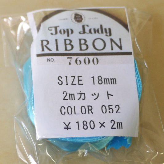 在庫限り Top Lady RIBBON 7600 col.52 18mm 2m 清原 【KN】 リボン