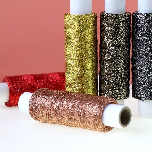 手芸用 ラメ糸 50m オリムパス 【KY】 2026年リニューアル 手まりやタッセルに最適 刺しゅう糸 刺繍糸