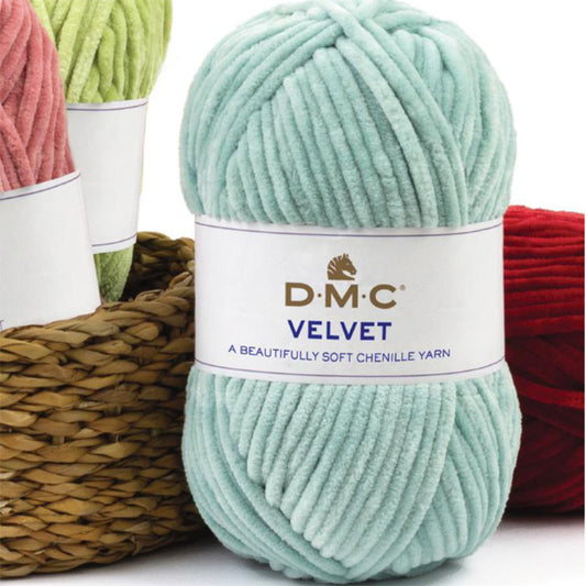 新製品 DMC VELVET ヴェルベット【KN】 DMC 100g モール シェニールヤーン 毛糸 編み物 超極太