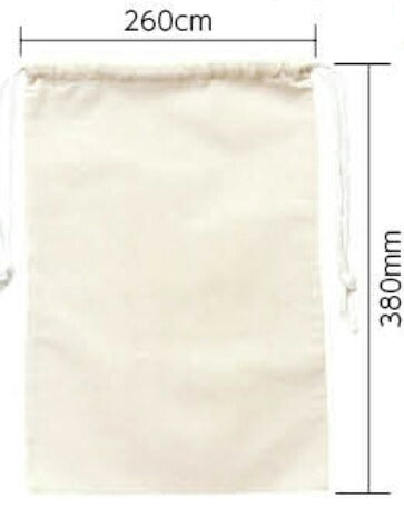 エコバッグ 巾着 大 076279【KN】【MI】バッグ クラフト 素材 アーテック