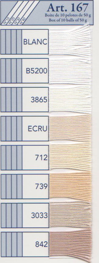 DMC Cebelia セベリア レース糸 30番  50g  Art167 基本色 【KY】: #30 サマーヤーン 毛糸 編み物