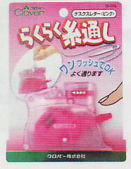 デスクスレダー（卓上型糸通し器） ピンク 10-518 クロバー【KY】