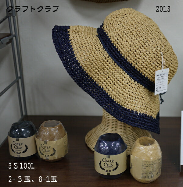 当店おすすめ クラフトクラブ ダルマ 【KY】サマーヤーン 毛糸 ストローヤーン 編み物 帽子 バッグ  8968