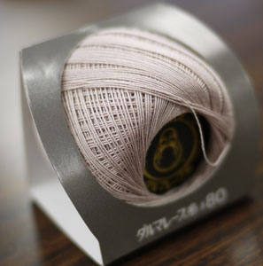 レース糸 #80 5g ダルマ 【KN】 サマーヤーン 春夏 毛糸 レース編み タティング