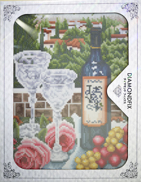 ダイヤモンドフィックス 庭とワイン 10-3494【KY】ビーズ絵キット