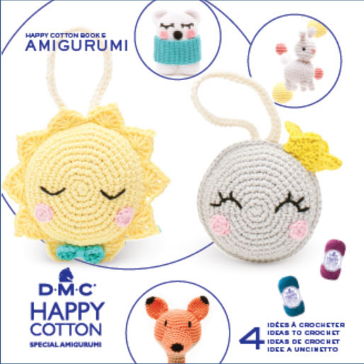 ミニブック HAPPY COTTON BOOK 5 AMIGURUMI  15696/22 DMC 【KN】ハッピーコットン 編みぐるみ 編み物本