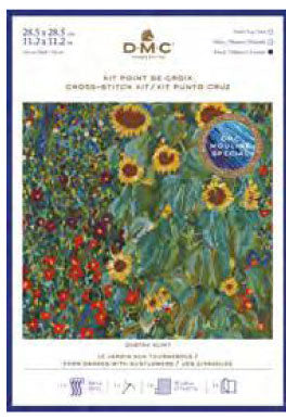 DMC 刺しゅうキット  BK1812  Klimt FARM GARDEN WITH SUNFLOWERS【KY】: GUSTAV KLIMT グスタフ・クリムト クロスステッチ