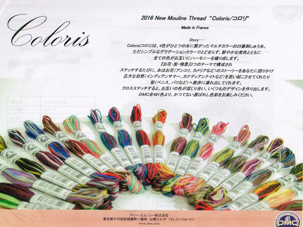 新作モデル DMC 刺しゅう糸 グラデーションカラー 25番 Coloris/コロリ アクセサリー
