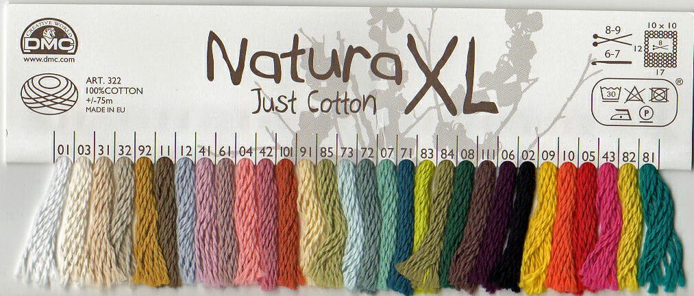 DMC NaturaXL ナチュラXL 色2 Just Cotton 【KN】【MI】【KIYOHARA】 手編み用 コットン サマーヤーン 毛糸 編み物 超 極太