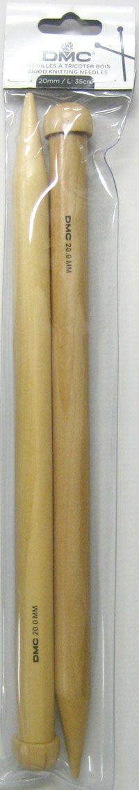 DMC 棒針 20mm U1754/20 コクーン ウッド ニッティン グニードルズ 【KN】 COCOON WOOD KNITTING NEEDLS