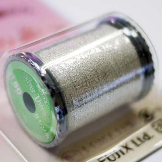 銀の糸 50番 100m フジックス 【KY】 タティングやレース編みにも使える