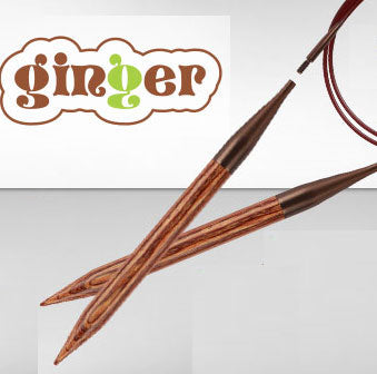 ニットプロ ginger 付け替え式 輪針 40cm用 針先 8.00mm (31232) 【KN】 ジャンボ 編み物 編み針 8mm