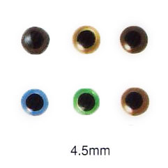 クリスタルアイ 4.5mm 2個入 ハマナカ 【KY】 あみぐるみEYE 編みぐるみ 目玉 手芸 アニマルアイ あみぐるみアイ