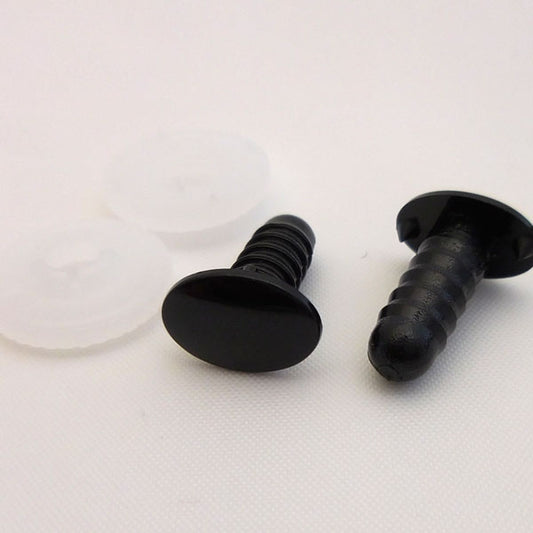 アニマルアイ ブラック 2個入 ハマナカ 【KY】 あみぐるみEYE 編みぐるみ 目玉 手芸 あみぐるみアイ