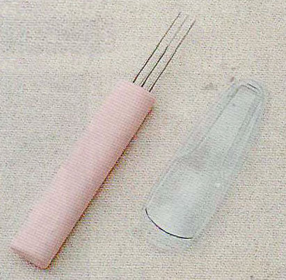 ハマナカ フェルティング用ハンドニードル（3本並列タイプ）  H441-013 【KY】