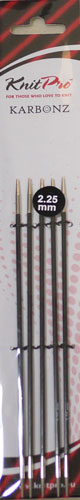 ニットプロ KARBONZ カーボンズ 5本針 15cm 2.25mm （41106） 【KN】 棒針 編み針 編み物