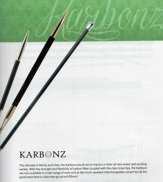 ニットプロ KARBONZ カーボンズ 5本針 15cm 3.25mm （41110） 【KN】 棒針 編み針 編み物
