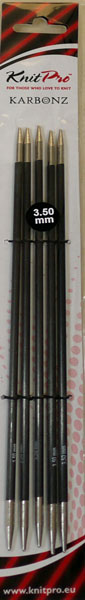 ニットプロ KARBONZ カーボンズ 5本針 20cm 3.50mm （41130） 【KN】 棒針 編み針 編み物 3.5mm