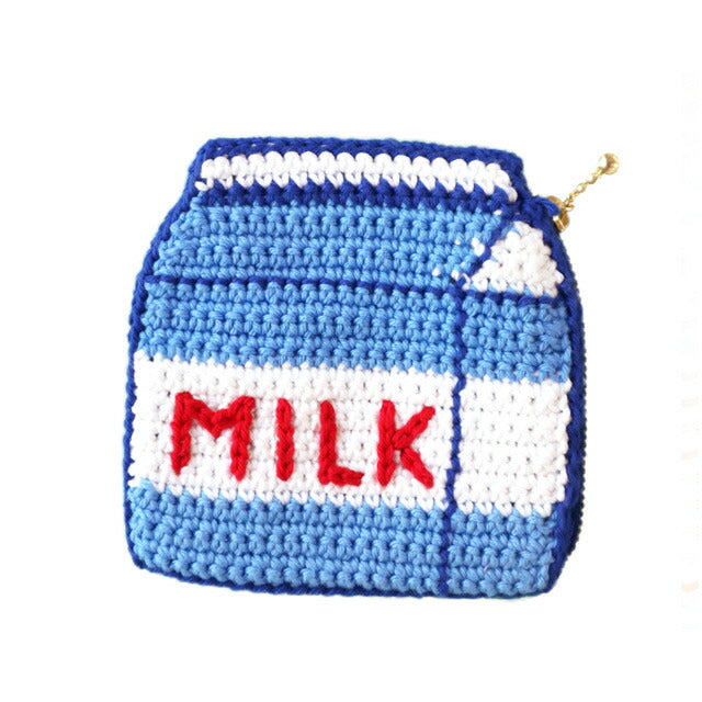 MEAL POUCH ミールポーチキット ミルク DNK-10 【KN】 清原 DMC ハッピーコットン MILK 牛乳 パック 編み物キット
