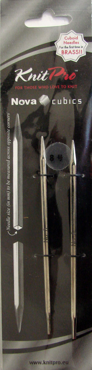 ニットプロ Nova cubics ノバキュービック  付け替え式輪針 針先 ８号（４．５０mm）12382 【KN】 編み物 手あみ