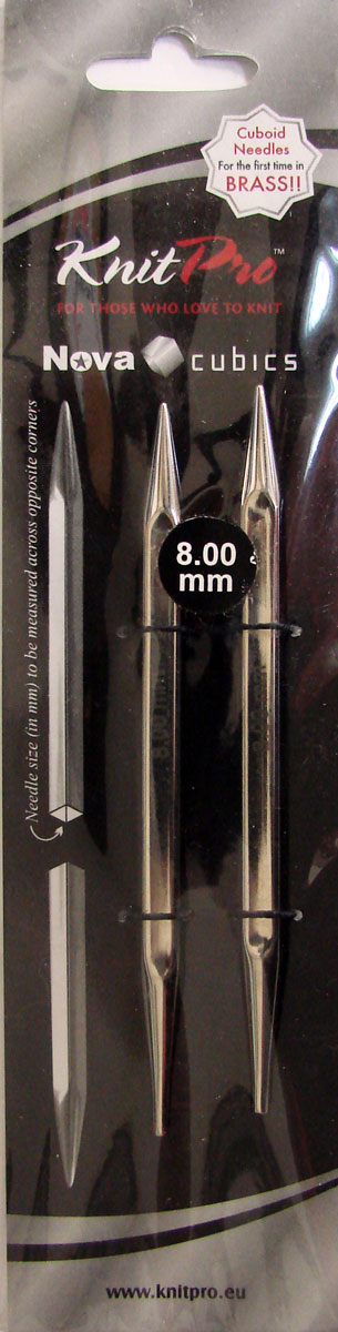 ニットプロ Nova cubics ノバキュービック  付け替え式輪針 針先 ８．００mm（12391） 【KN】 編み物 手あみ