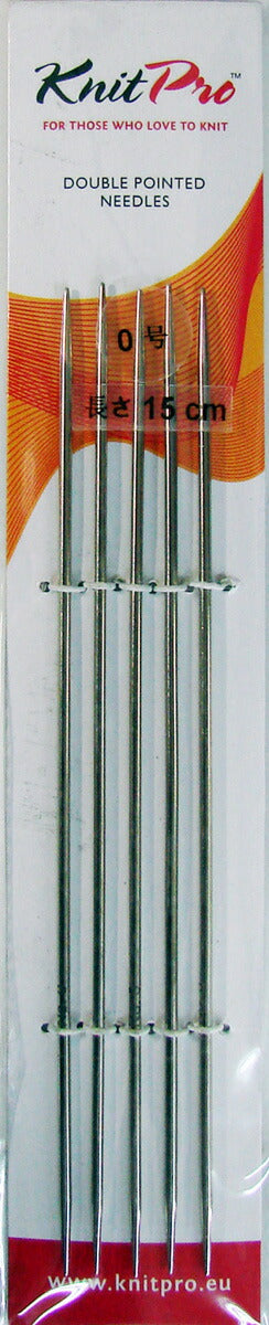 ニットプロ ノバメタル 5本針15cm 0号 棒針単品（77120） 【KN】 編み物 手あみ