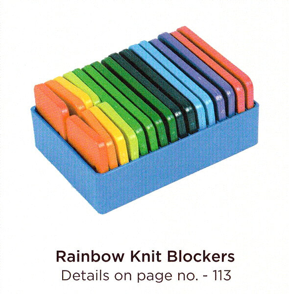 ニットプロ レインボーニットブロッカー 10878 ニット用編地仕上げピン Rainbow knit Blockers 【KN】 編み物 手あみ