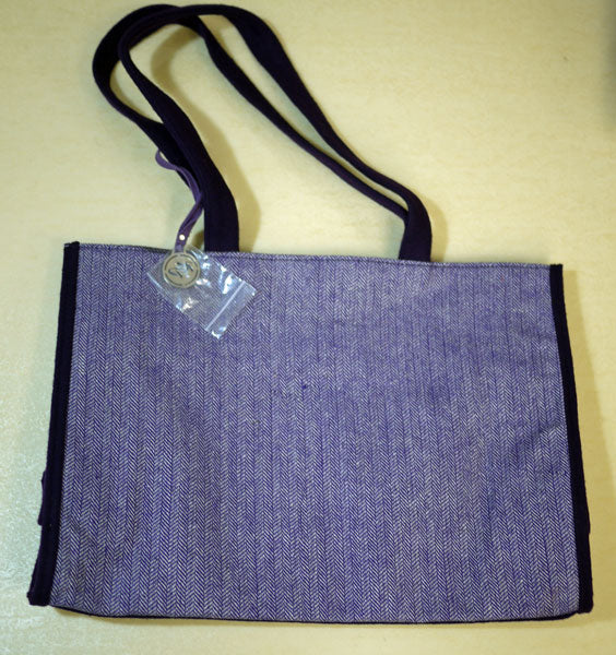 トートバッグ 収納ファブリックケース Tote Bag 12812ニットプロ【KN】Snug Collection (Purple Tweed + Felt) 編み物 手あみ