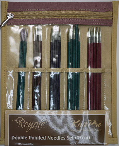 ニットプロ ロイヤル 15cm 5本針 5組セット Royale 29311 【KN】 編み物 手あみ