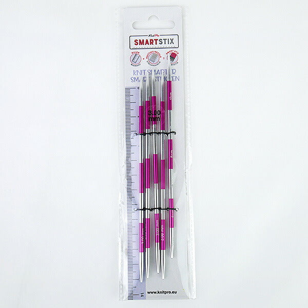 Smart Stix 5本針 14cm 3.00mm ニットプロ 42005【KN】 編み物 棒針