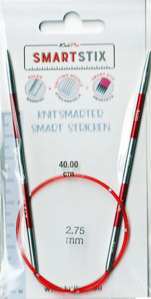 ニットプロ Smartstix 輪針 40cm 2.75mm 42044【KN】 編み物 手あみ