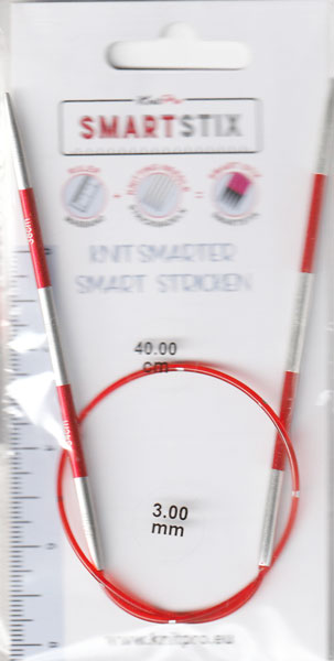 ニットプロ Smartstix 輪針 40cm 3.00m 42045【KN】 編み物 手あみ