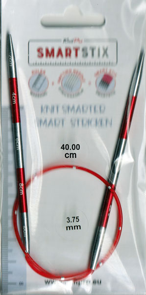 ニットプロ Smartstix 輪針 40cm 3.75mm 42047【KN】 編み物 手あみ