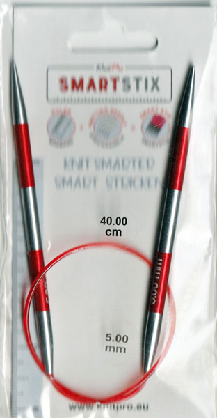 ニットプロ Smartstix 輪針 40cm 5.00mm 42051【KN】 編み物 手あみ