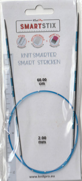 ニットプロ Smartstix 輪針 60cm 2.00mm 42061【KN】 編み物 手あみ