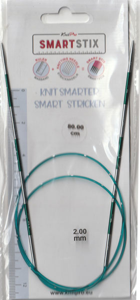 ニットプロ Smartstix 輪針 80cm 2.00mm 42081【KN】 編み物 手あみ