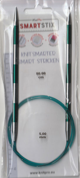 ニットプロ Smartstix 輪針 80cm 5.00mm 42091【KN】 編み物 手あみ