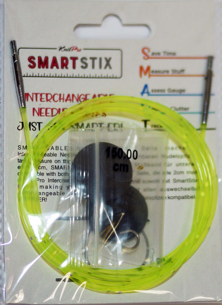 Smart Stix 付け替え 式輪針用 ネオングリーンケーブル 150cm用 42177 ニットプロ 【KN】 編み物 棒針 輪針